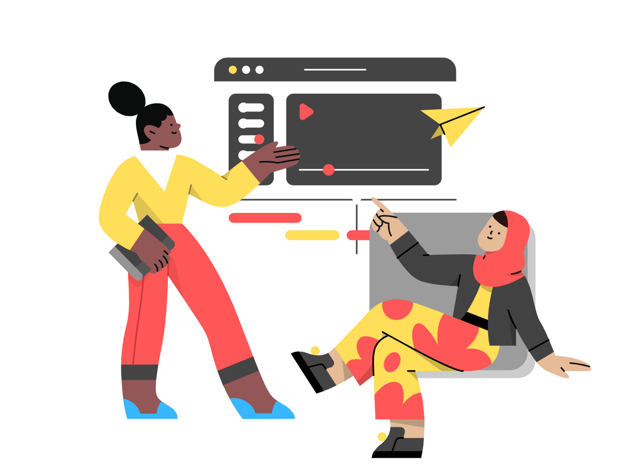 two-people-collaborating-online